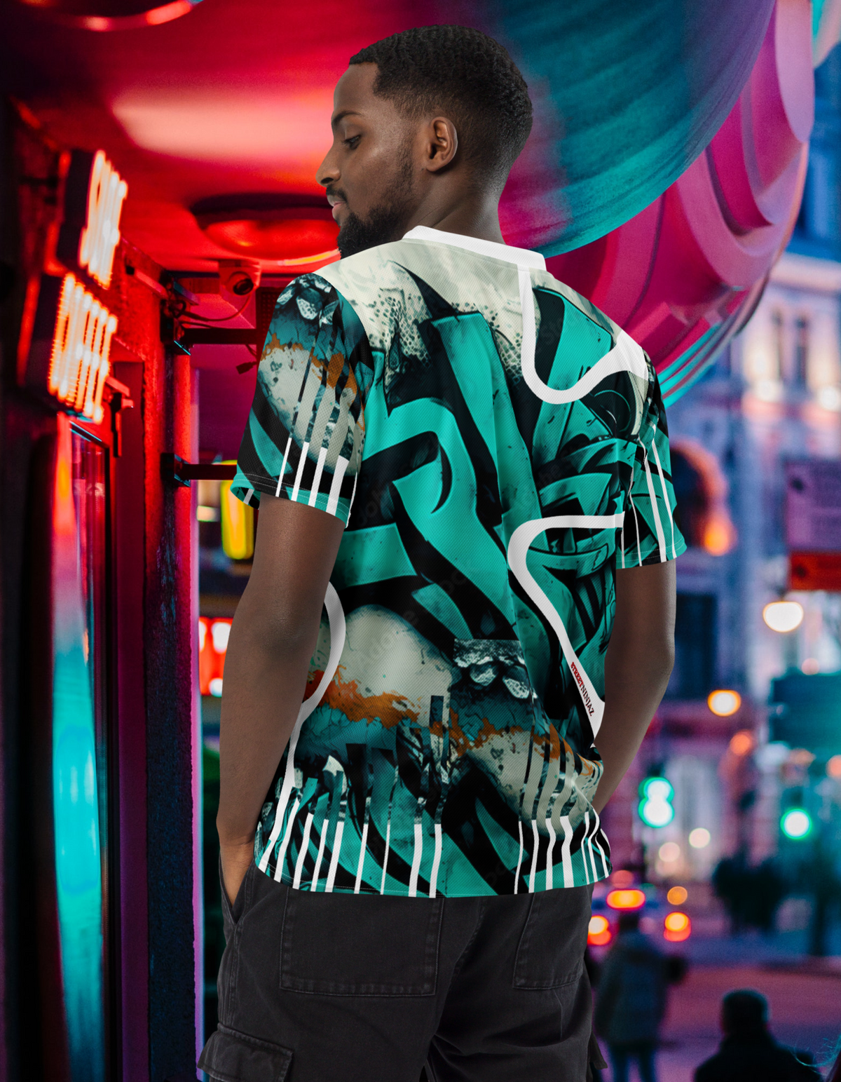 Recycled unisex sports jersey Street Life 2